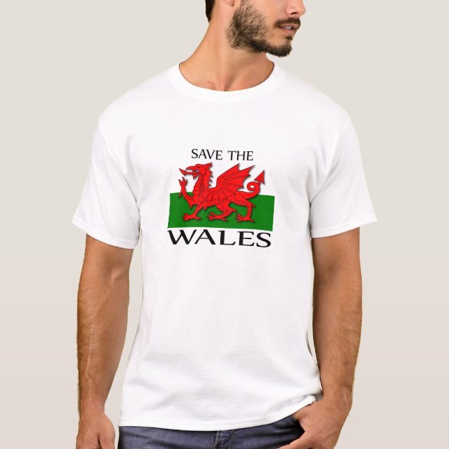 Camiseta Ahorre el País de Gales (Anverso)