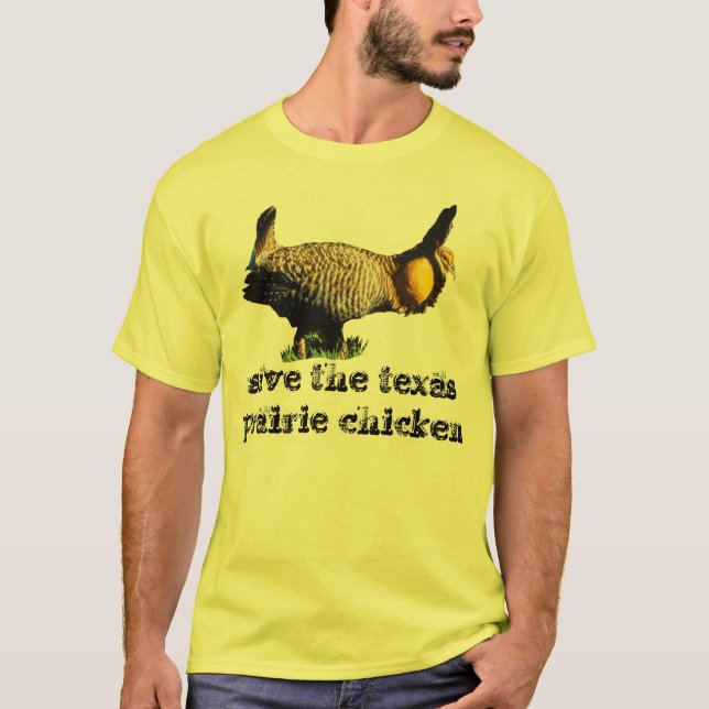 Camiseta ahorre el pollo de pradera de Tejas (Anverso)