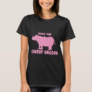 Camiseta Ahorre el unicornio rechoncho