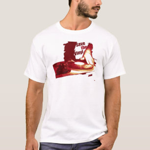 Camiseta ahorre el vinilo