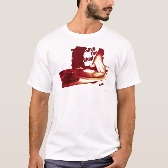 Camiseta ahorre el vinilo (Anverso)