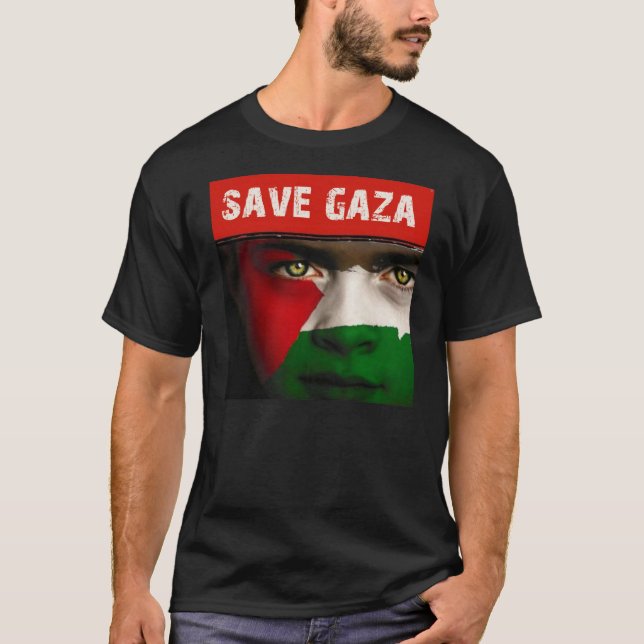 Camiseta Ahorre Gaza Palestina (Anverso)