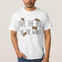 ¡Ahorre la abeja! ¡Ahorre el mundo! Vive el diseño