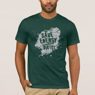 Camiseta Ahorre la conciencia del cambio de clima de la