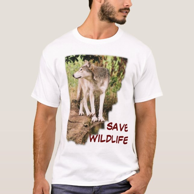 CAMISETA AHORRE LA FAUNA (Anverso)