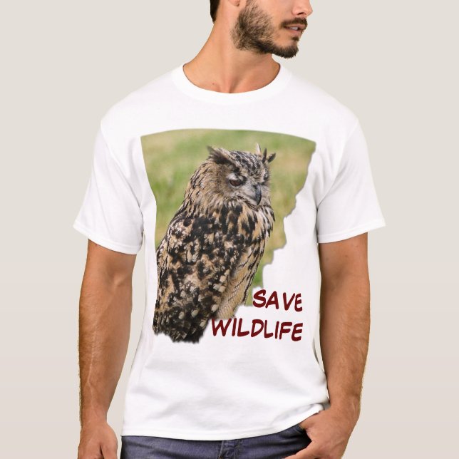 CAMISETA AHORRE LA FAUNA (Anverso)