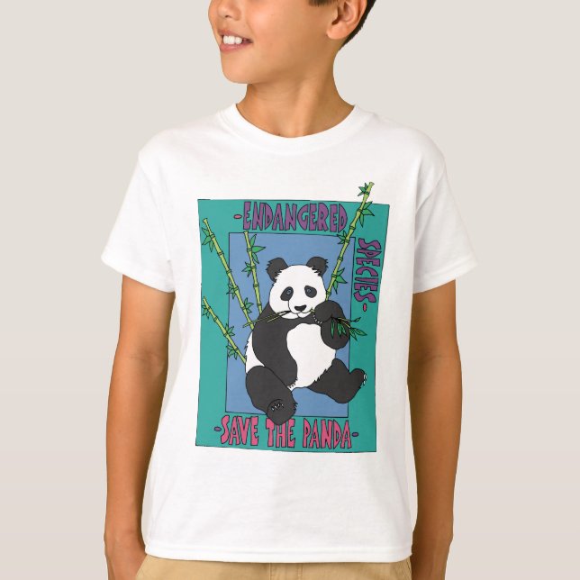Camiseta Ahorre la panda (Anverso)