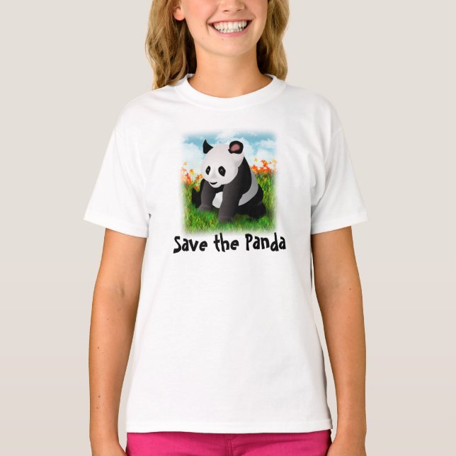 Camiseta Ahorre la panda (Anverso)