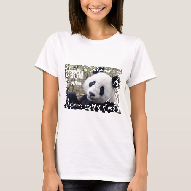 Camiseta Ahorre la panda gigante (Anverso)