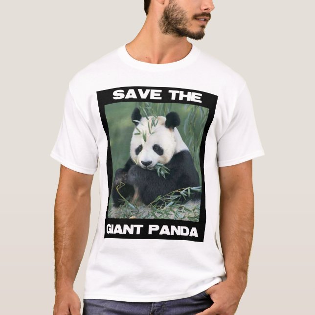 Camiseta Ahorre la panda gigante (Anverso)