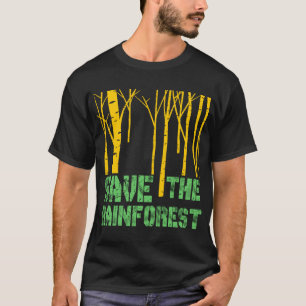 Camiseta Ahorre la selva tropical