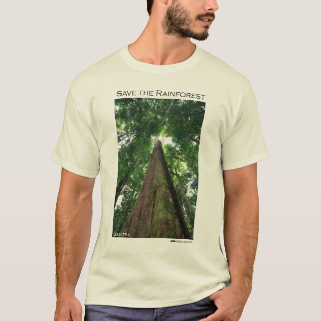 Camiseta ahorre la selva tropical (Anverso)