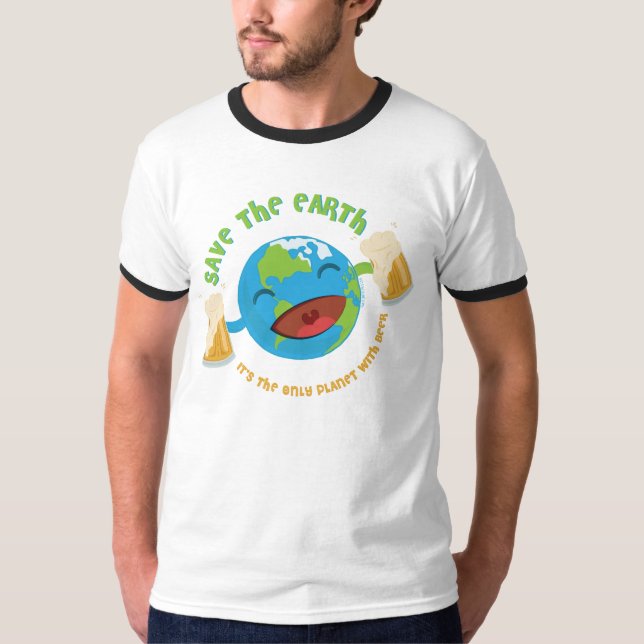 Camiseta Ahorre la tierra (Anverso)