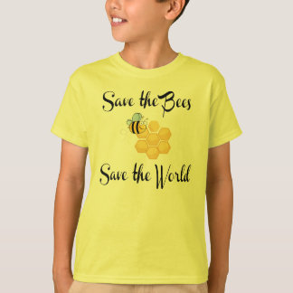Camiseta Ahorre las abejas ahorran el mundo