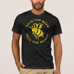 Camiseta Ahorre las abejas ahorran el mundo