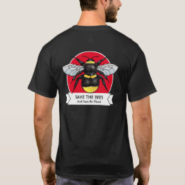 Camiseta Ahorre las abejas y ahorre el abejorro retro del