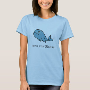 Camiseta Ahorre las ballenas