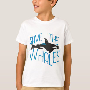 Camiseta Ahorre las ballenas