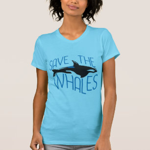 Camiseta Ahorre las ballenas