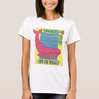 Camiseta Ahorre las ballenas