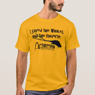 Camiseta Ahorré las ballenas, y el universo