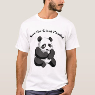 Camiseta ¡Ahorre las pandas gigantes!