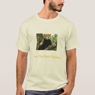 Camiseta Ahorre las pandas rojas
