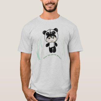 Camiseta ¿Ahorre las pandas satisfacen?