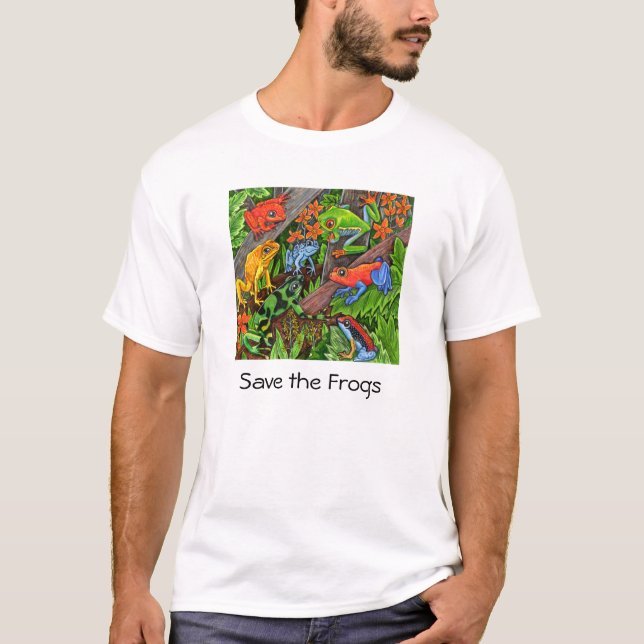 Camiseta Ahorre las ranas (Anverso)