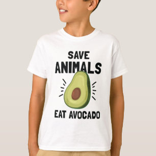 Camiseta Ahorre los animales comen al vegano vegetariano