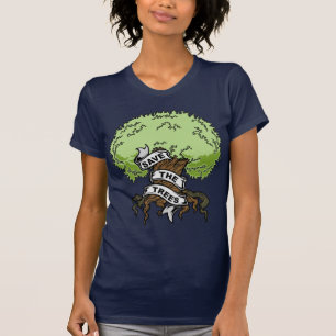 Camiseta Ahorre los árboles