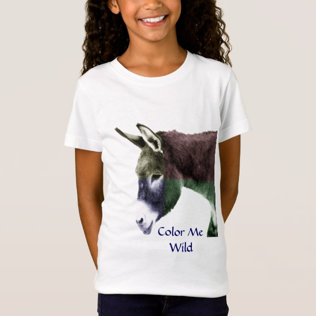 Camiseta Ahorre los burros salvajes de los Burros (Anverso)