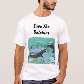 Camiseta ahorre los delfínes