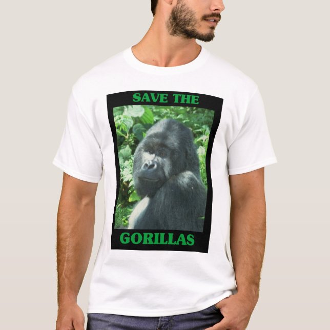 Camiseta Ahorre los gorilas (Anverso)