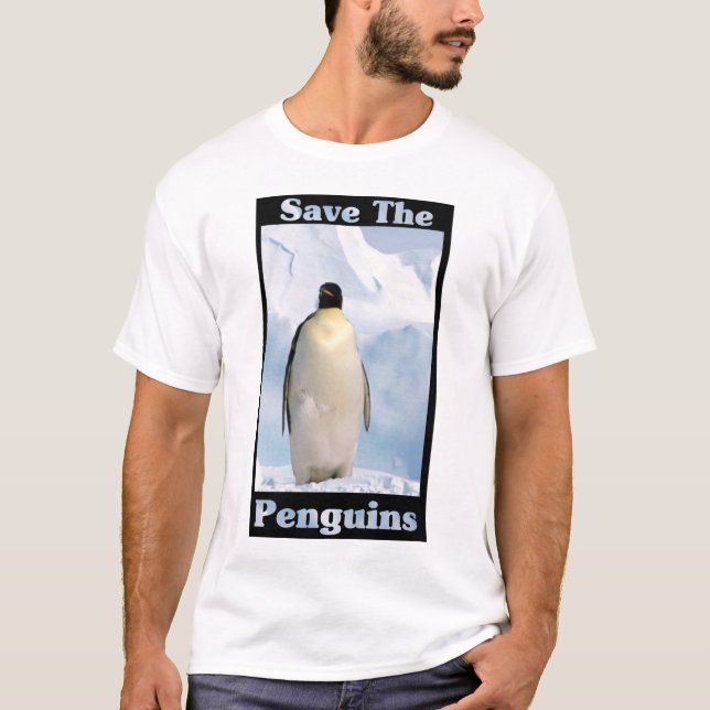 Camiseta Ahorre los pingüinos (Anverso)