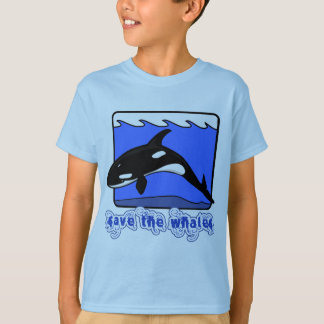 Camiseta Ahorre los productos de las orcas de las ballenas