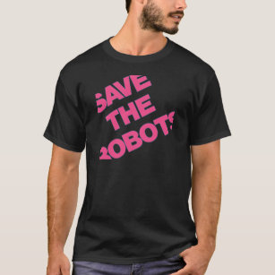 Camiseta Ahorre los robots después del club NYC de las