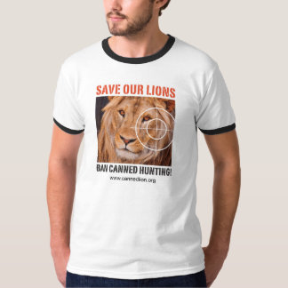 Camiseta Ahorre nuestros leones - prohíba la caza