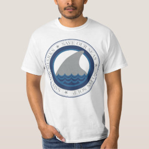 Camiseta ahorre nuestros tiburones
