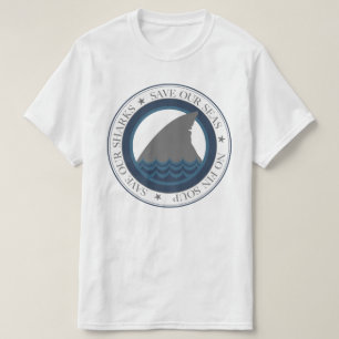Camiseta ahorre nuestros tiburones