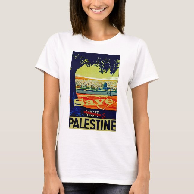 Camiseta Ahorre Palestina (Anverso)