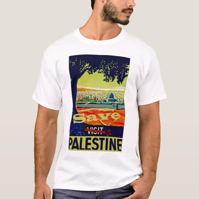 Camiseta Ahorre Palestina (Anverso)