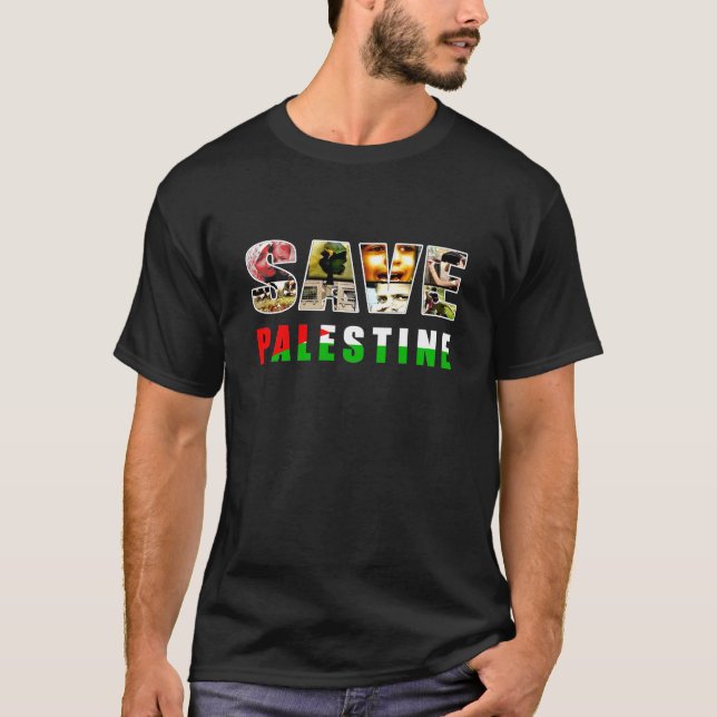 CAMISETA AHORRE PALESTINA (Anverso)