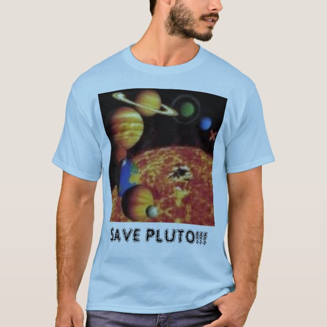 CAMISETA ¡AHORRE PLUTÓN!!! (Anverso)