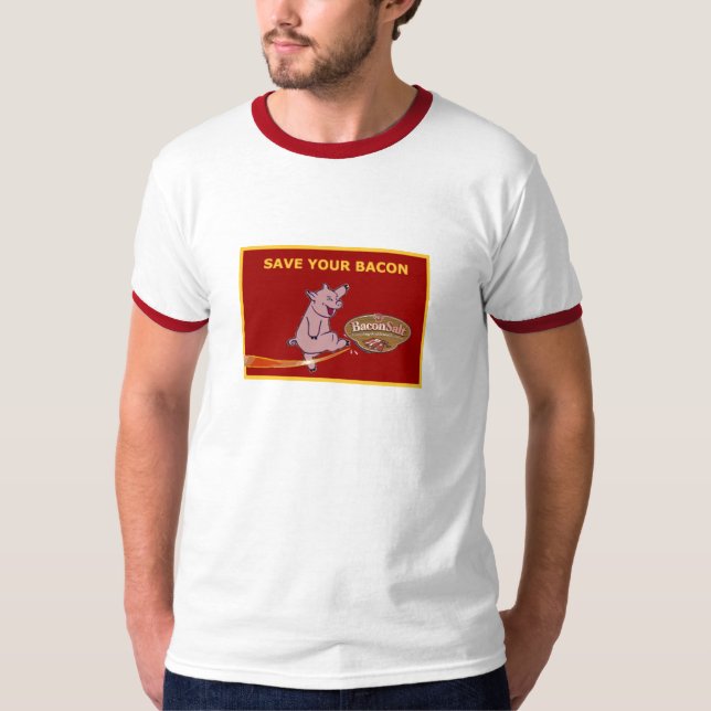 Camiseta Ahorre su tocino (Anverso)