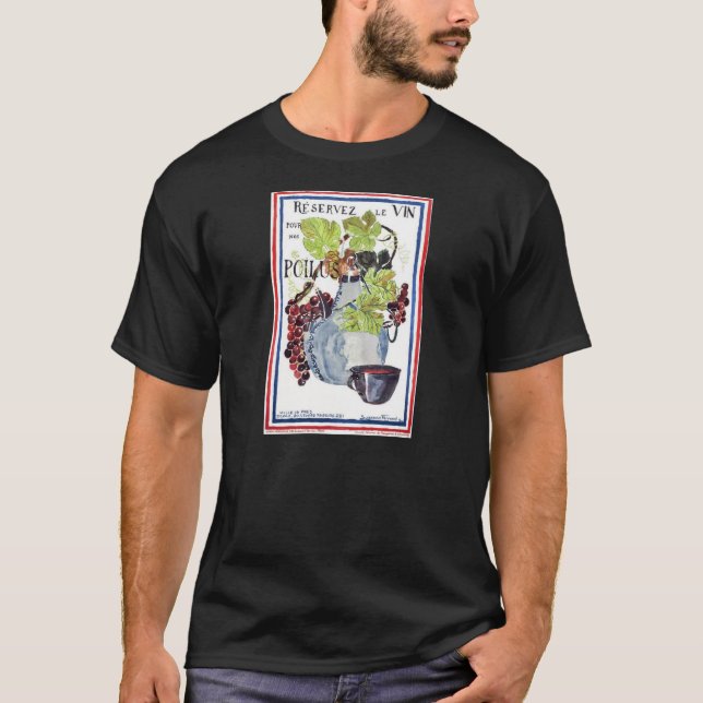 Camiseta Ahorre su vino para los soldados (Anverso)