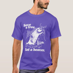 CAMISETA AHORRE UN ÁRBOL - BLANCO - .PNG