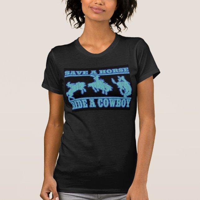 Camiseta ahorre un caballo (Anverso)