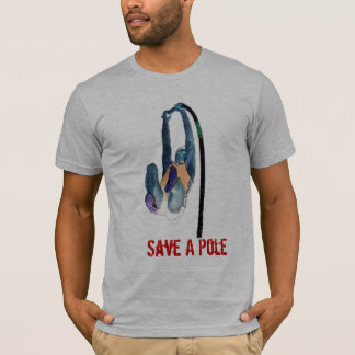 Camiseta Ahorre un polo, monte a un saltador