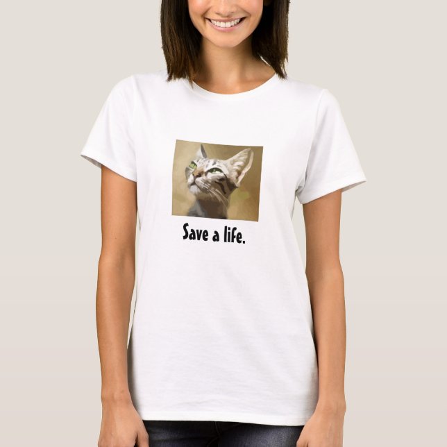 Camiseta Ahorre una vida (Anverso)
